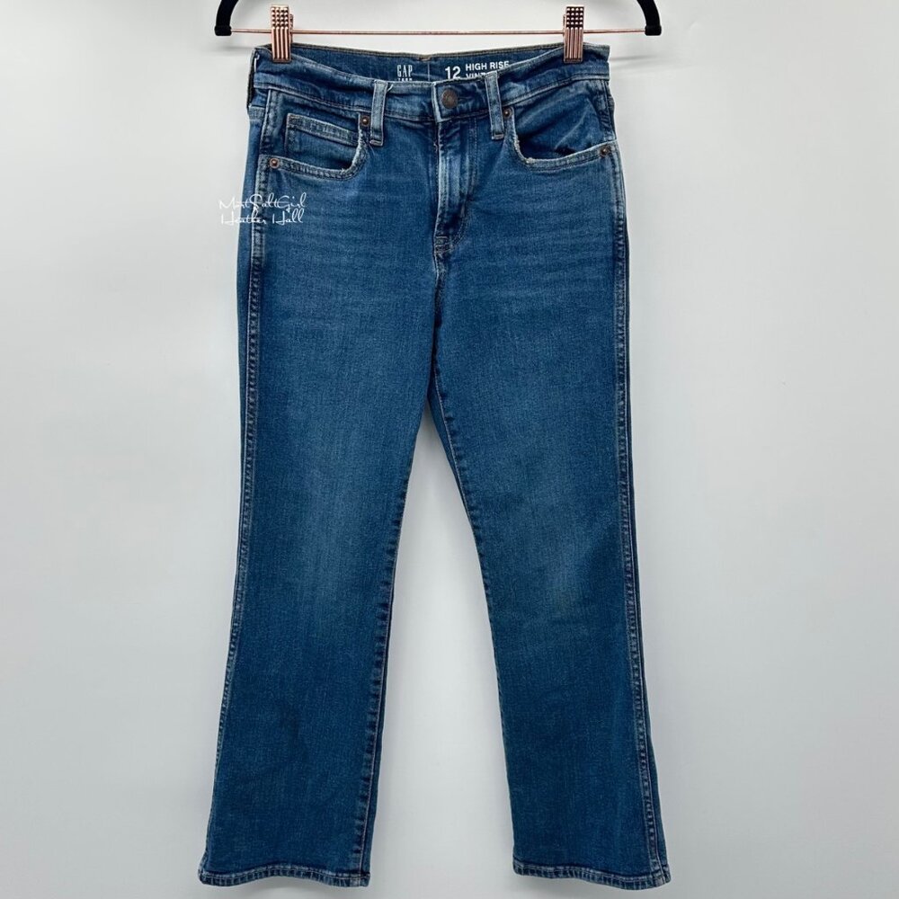 Gap Teen High-Rise Vintage Style Boot Jeans Size 12
